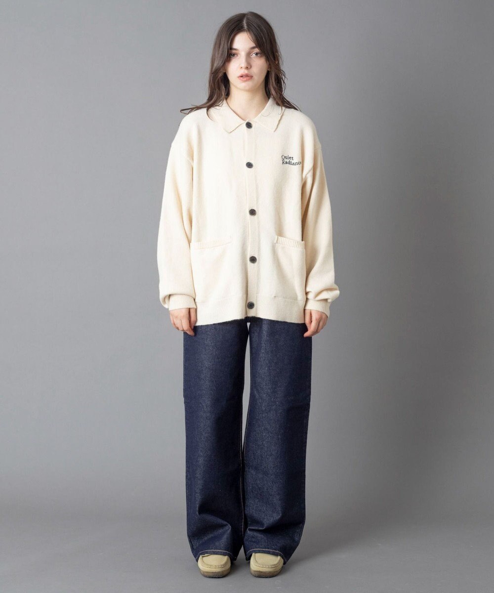 WEGO 【ユニセックス着用ITEM/ウエスト調整可】ストレートデニムパンツ 