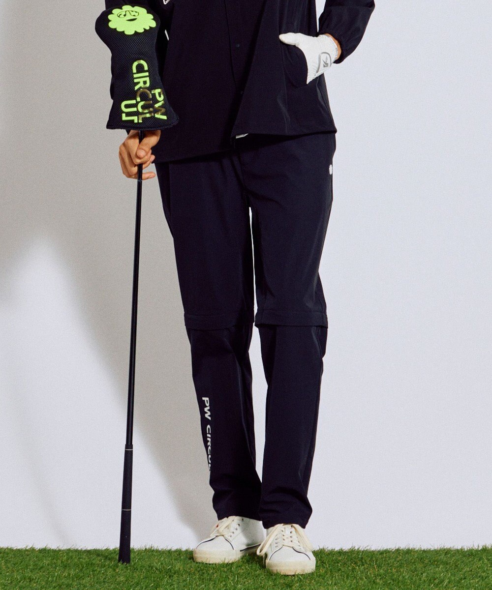 PW CIRCULUS 【ストレッチ素材】【MEN】2WAY デタッチャブルパンツ ゴルフ 