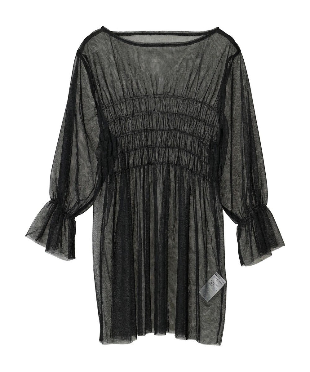 Green Parks チュールシャーリングチュニック 