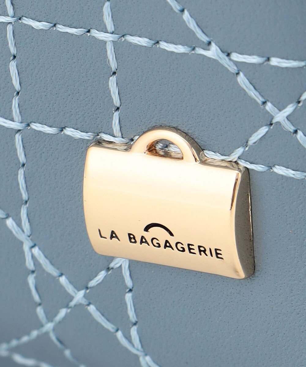 LA BAGAGERIE レザーステッチ　マルチポシェット 