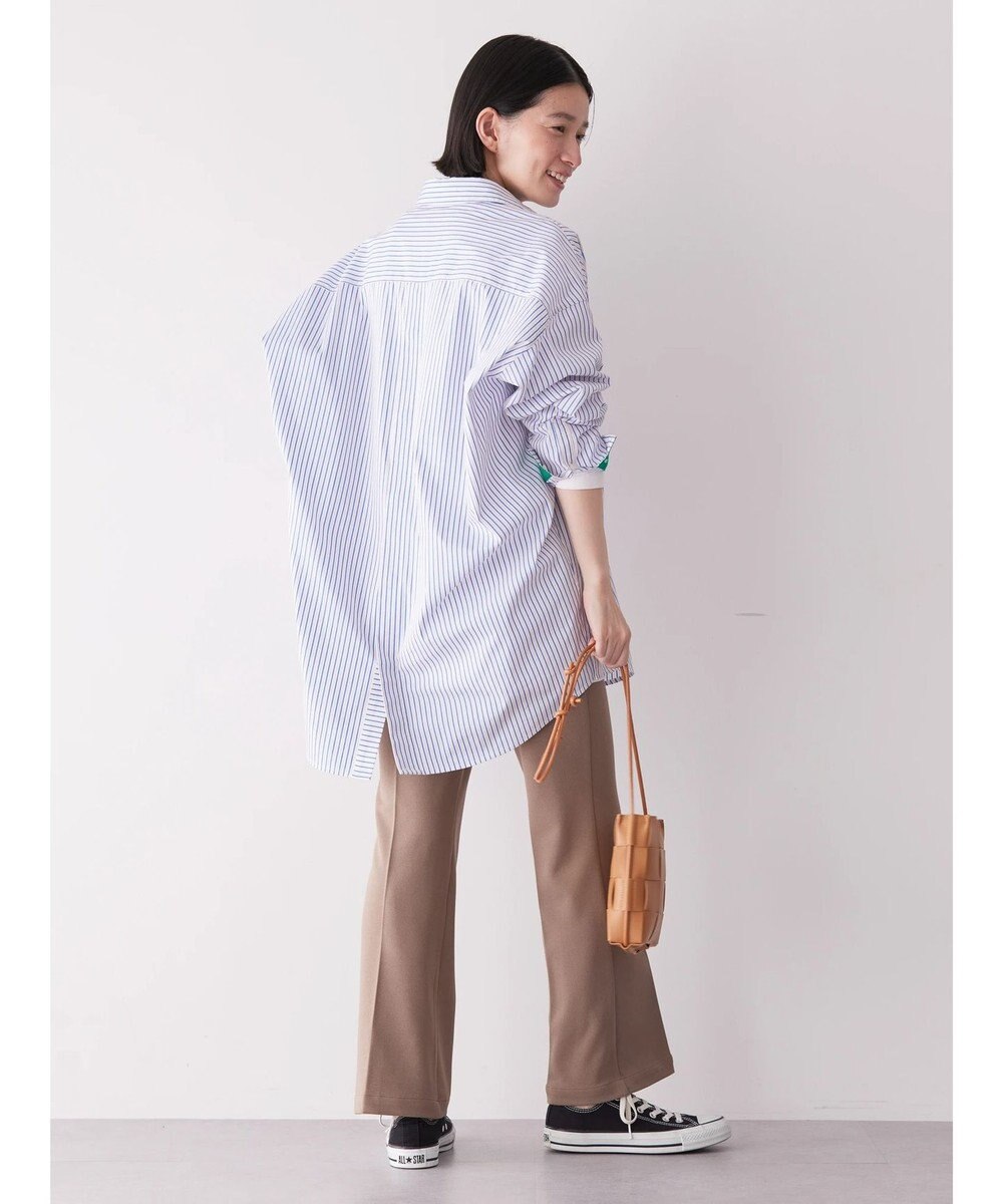 AMERICAN HOLIC イージーケアバックオープンシャツチュニック 