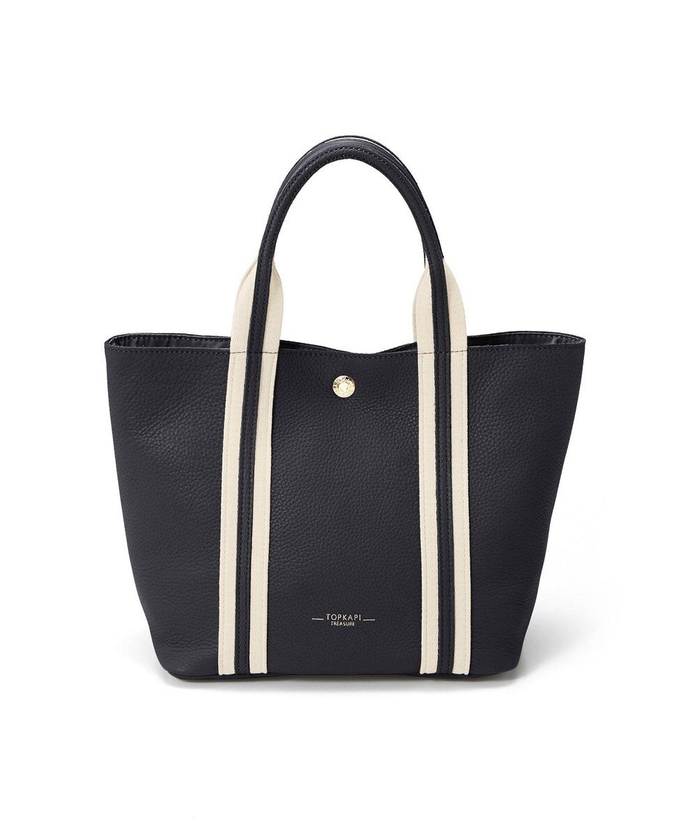 TOPKAPI 【TREASURE TOPKAPI】ソフトシュリンク テープコンビ ミニ トート バッグ ショルダーベルト付 