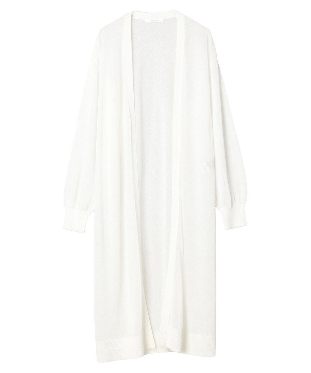 Green Parks 接触冷感ロング丈カーデ 