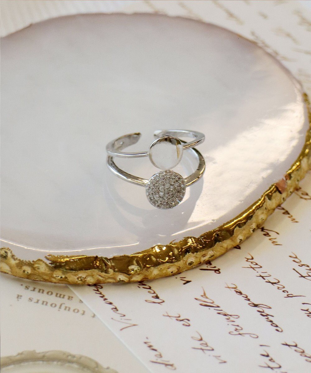 Tiaclasse ダブルサークルリング 