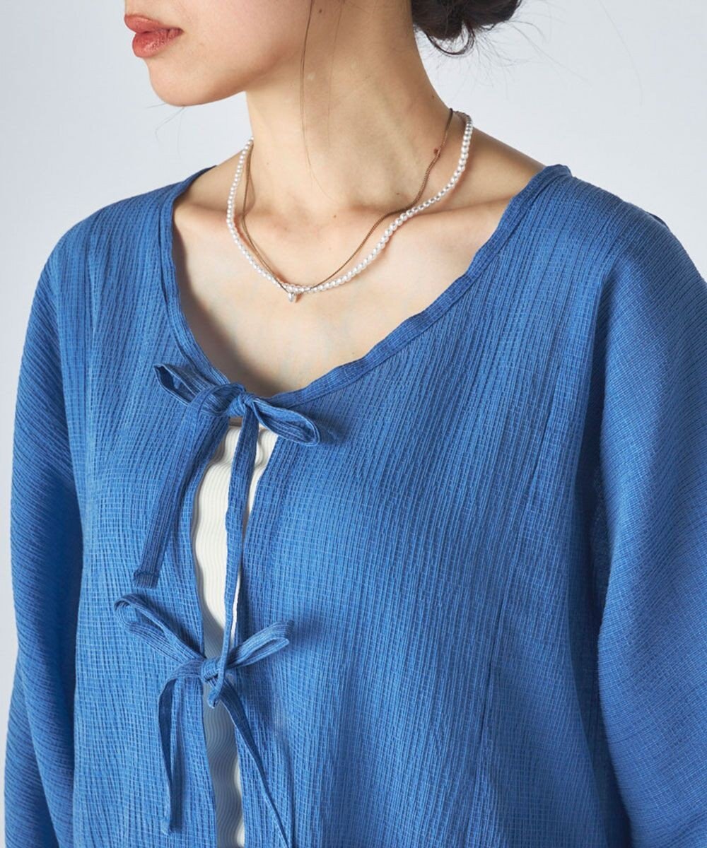 OP／FILA 【Ocean Pacific】水陸両用リボンカーディガン 