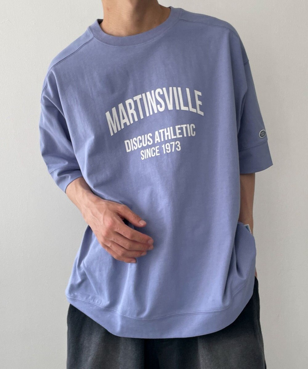 WEGO 【綿100%/MLサイズ展開】DISCUS　ルーズカレッ１００％ 