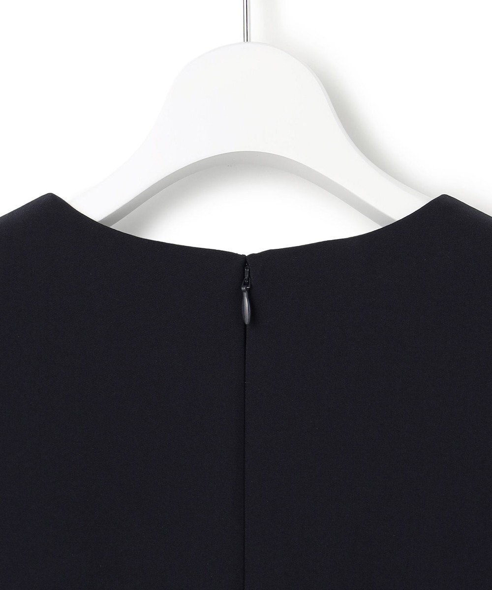 23区 S 【セットアップ対応/洗える】トリアセダブルジョーゼット シフォンスリーブ ワンピース 