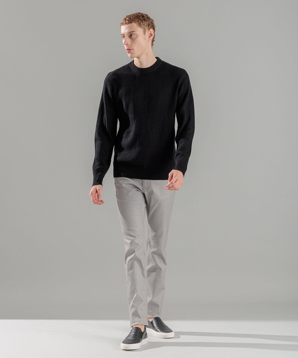JOSEPH HOMME 新柄【洗える】シルクバルキー  クルーネックニット 