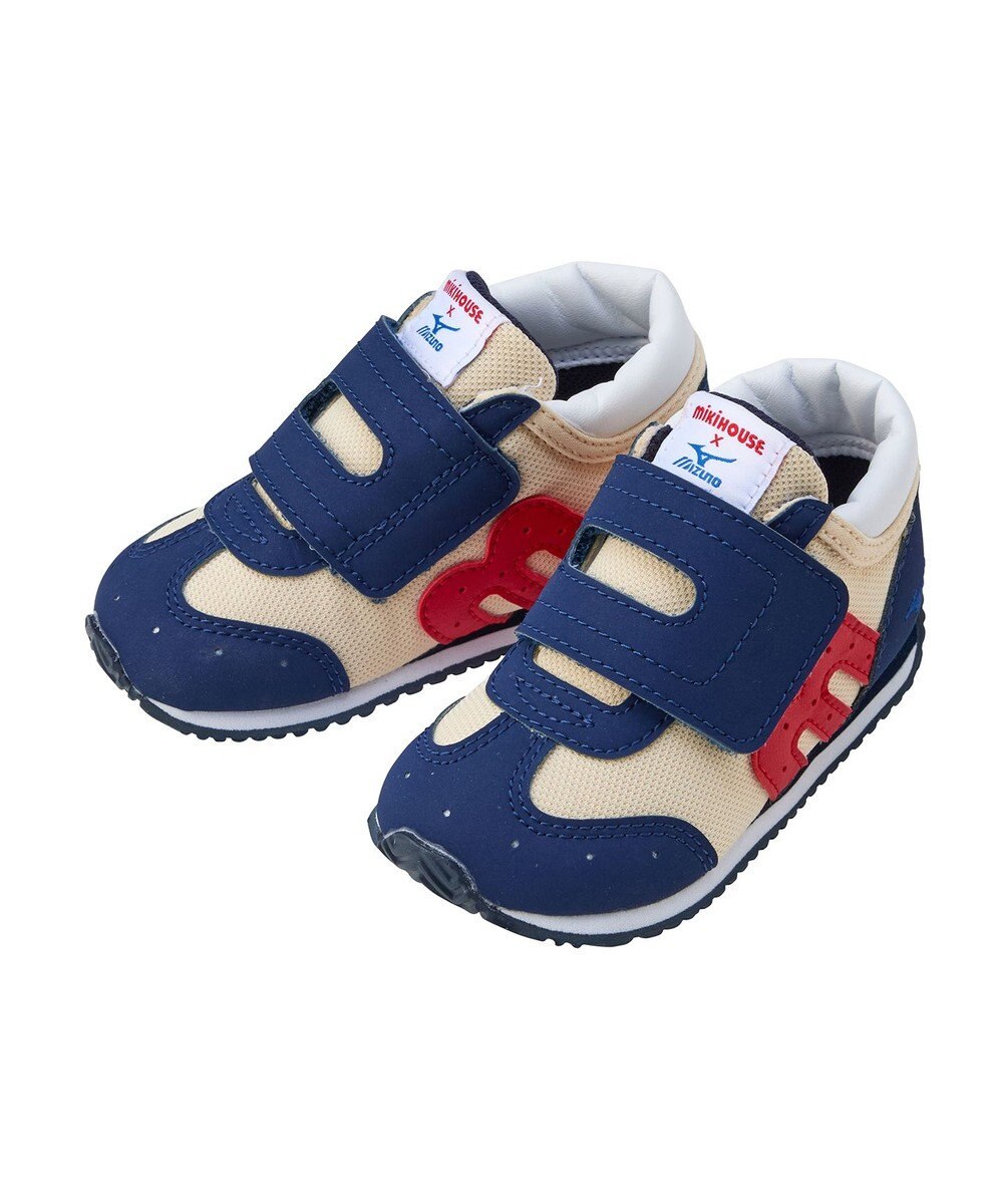 MIKI HOUSE HOT BISCUITS 【WEB限定】【13-15.5cm】ミズノコラボ セカンドベビーシューズ【WebLimited】 