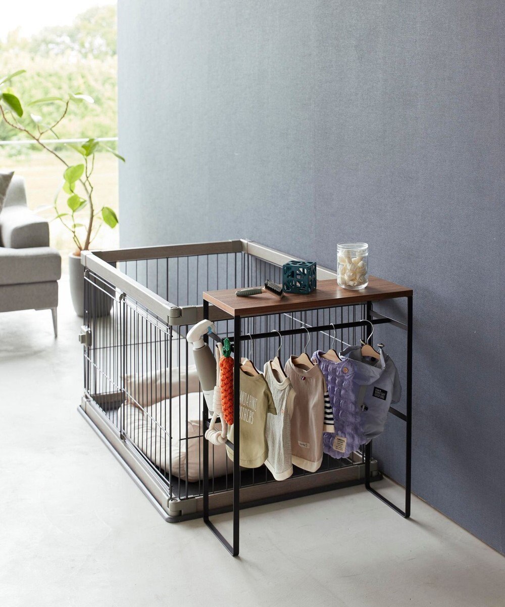 tower ペットコートハンガーラック タワー ブラック 