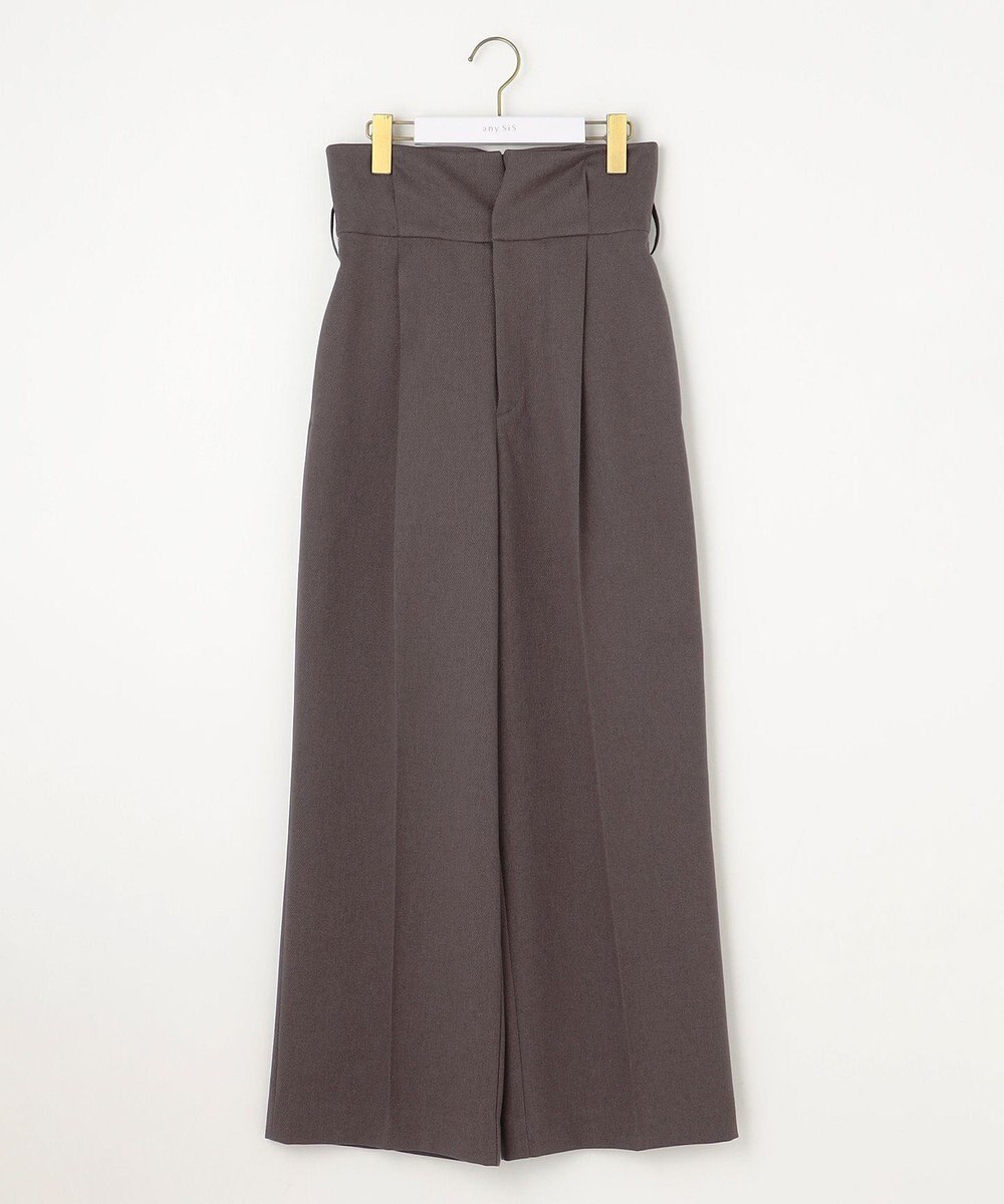 ANY SIS 【BAILA12月号掲載・貴島明日香さんコラボ】ハイカットリターン ワイドパンツ 