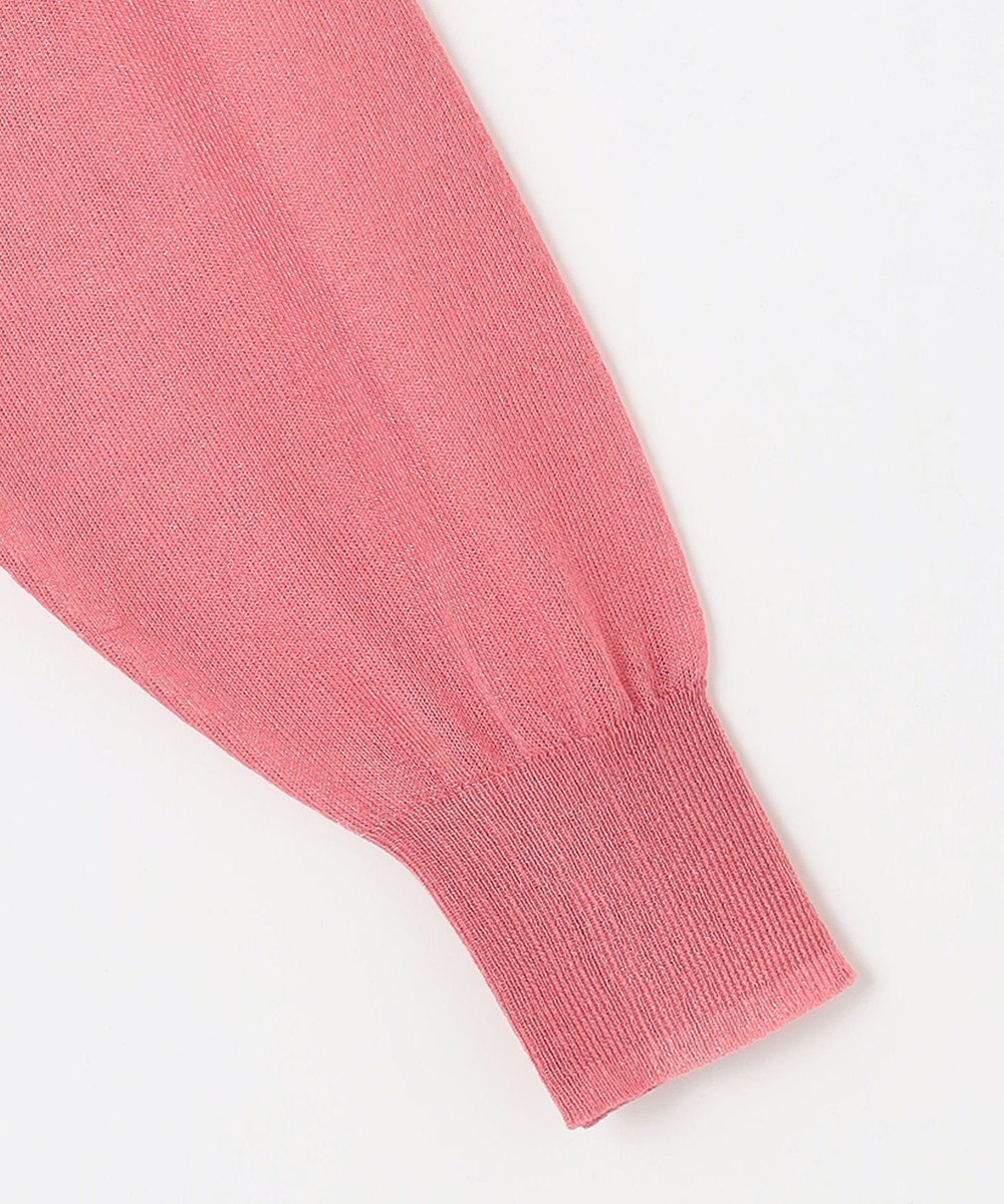 Feroux 【洗える】Vネックシアー カーデ 