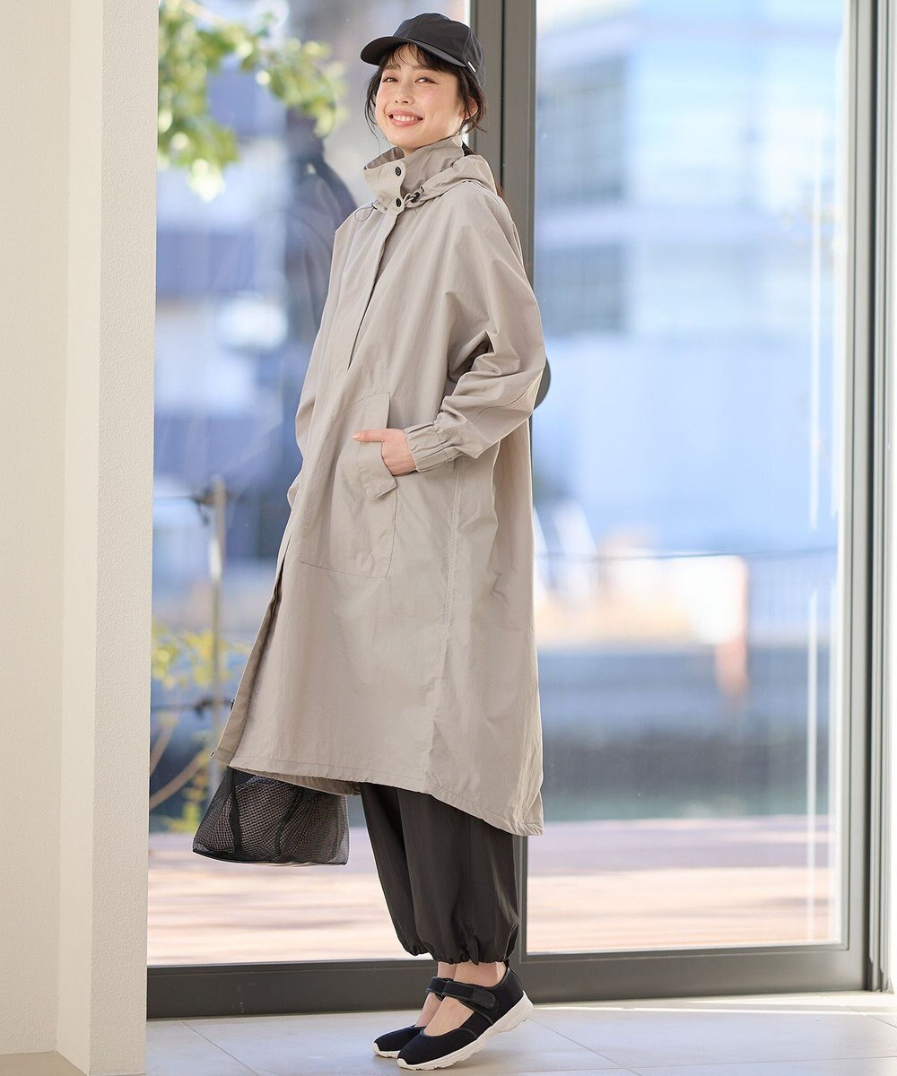 ANY フーデットレインコート 