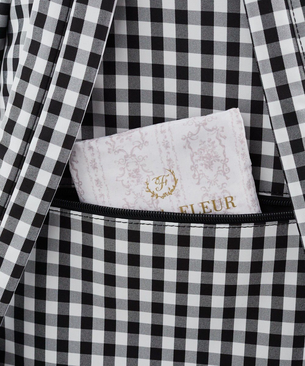 Maison de FLEUR ギンガムフロントリボンリュック 