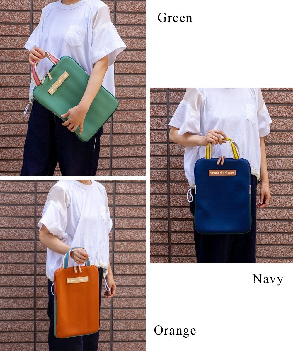 tsumori chisato CARRY ネコかおウレタン ビジネスバッグ PCケース パソコンケース 13インチ ビジネスバッグ 