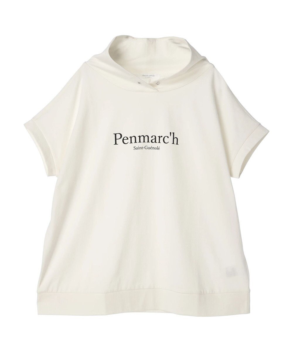 Green Parks フレンチスリーブ抜け襟カットプルオーバー 