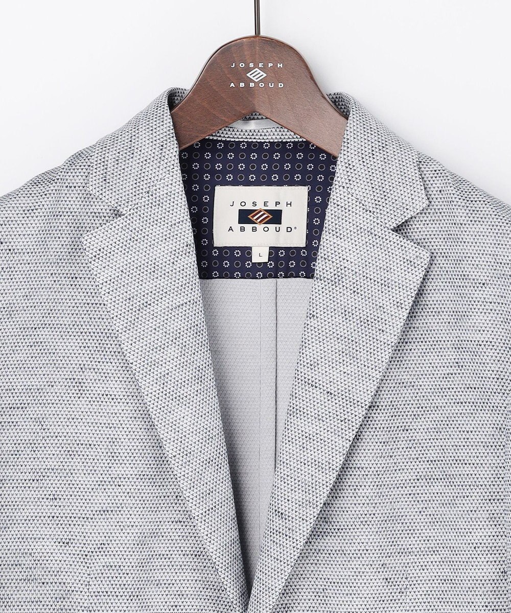 JOSEPH ABBOUD 【尾州産ジャージー/軽量/ストレッチ】ノルマンディーリネントップジャージージャケット 