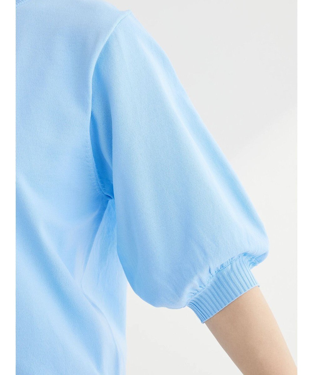 Green Parks パフ５分袖ニットプルオーバー 