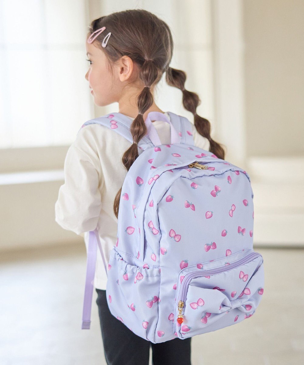 ANY KIDS 【Strawberry Collection】【10L容量】いちご総柄リュック 