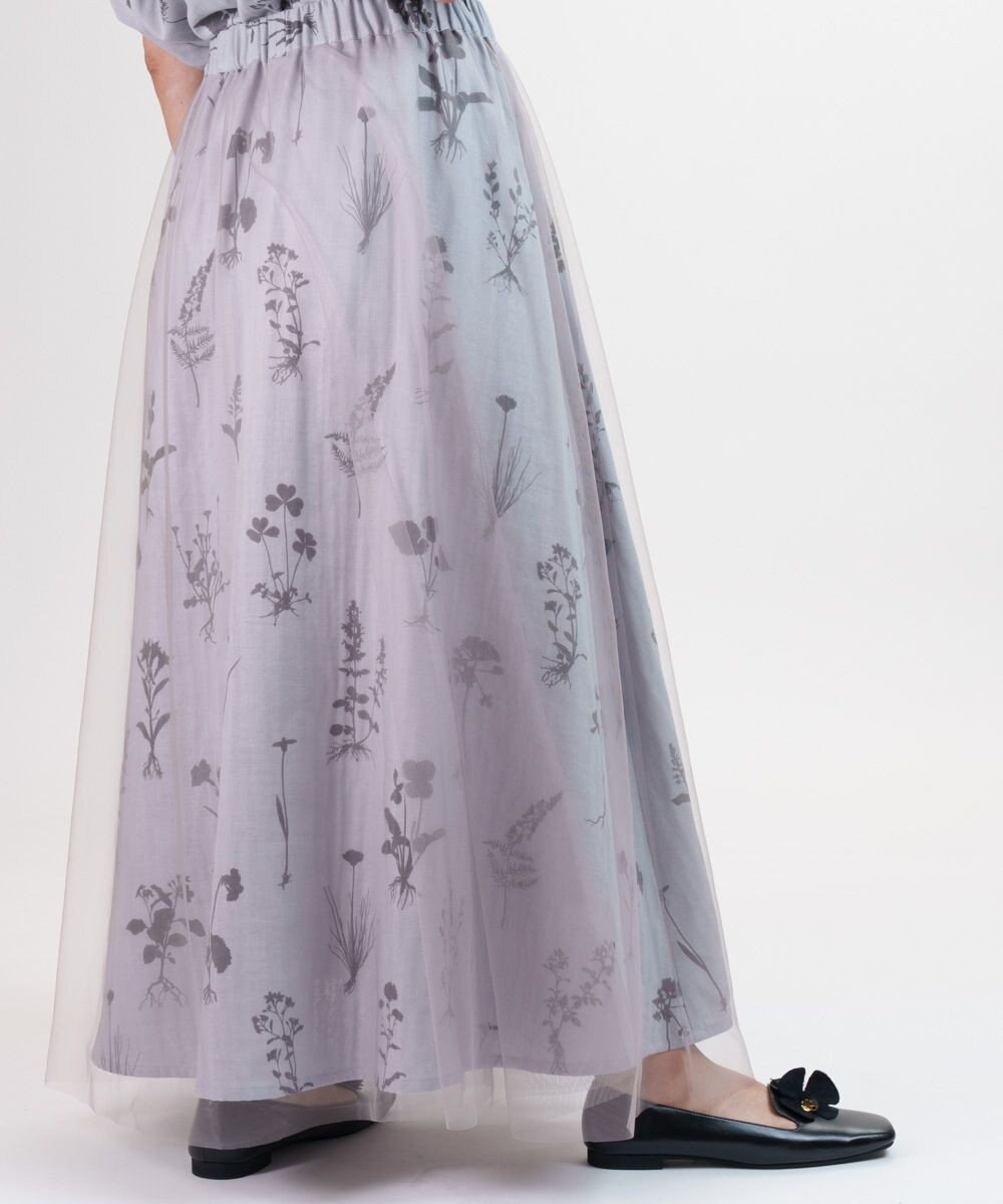 muuc 花刺繍モチーフのパンプス 