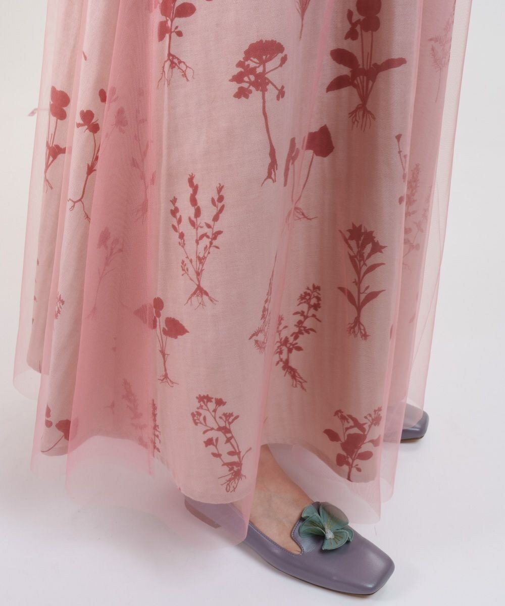 muuc 花刺繍モチーフのパンプス 