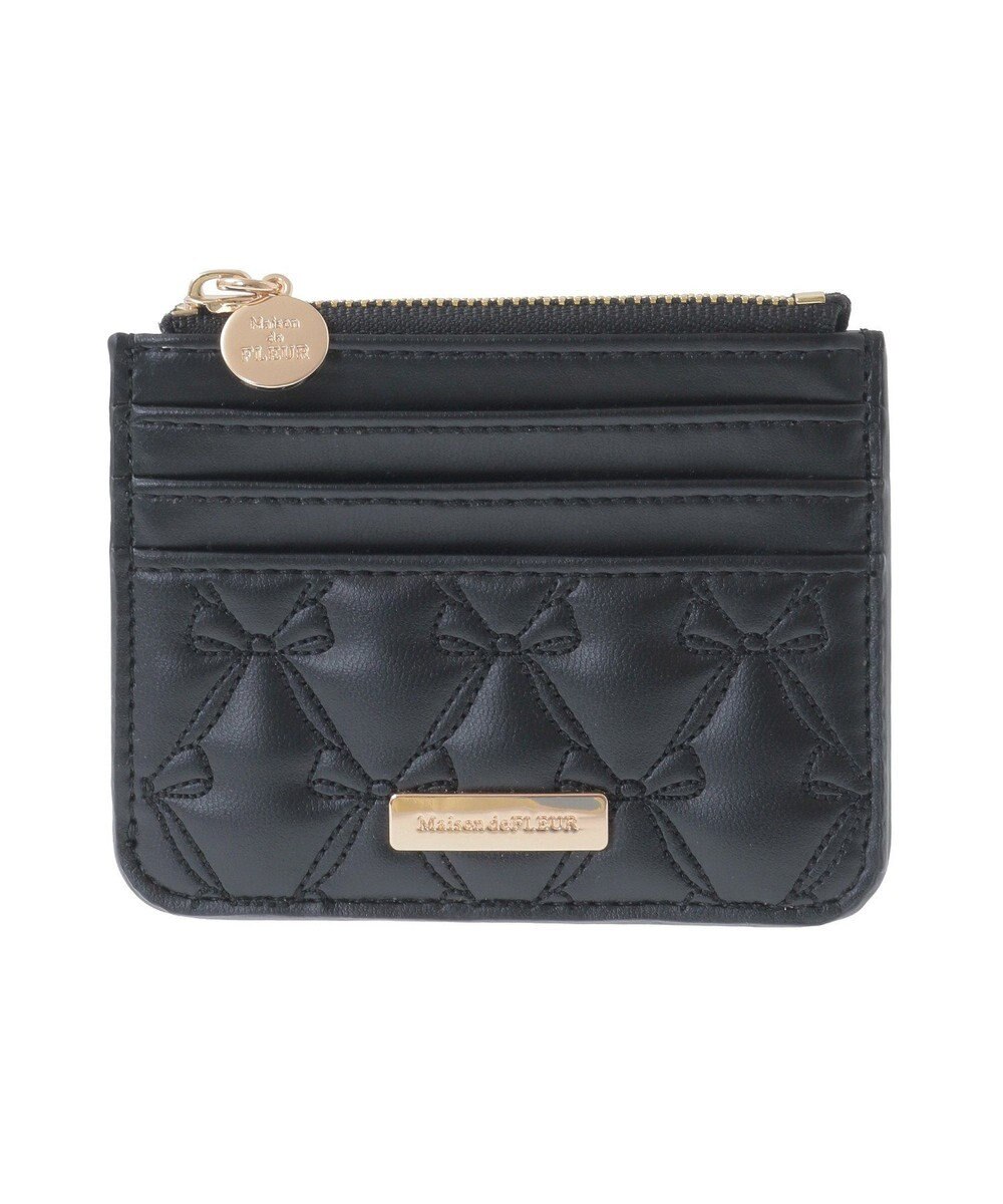 Maison de FLEUR リボンキルティングフラグメントケース 