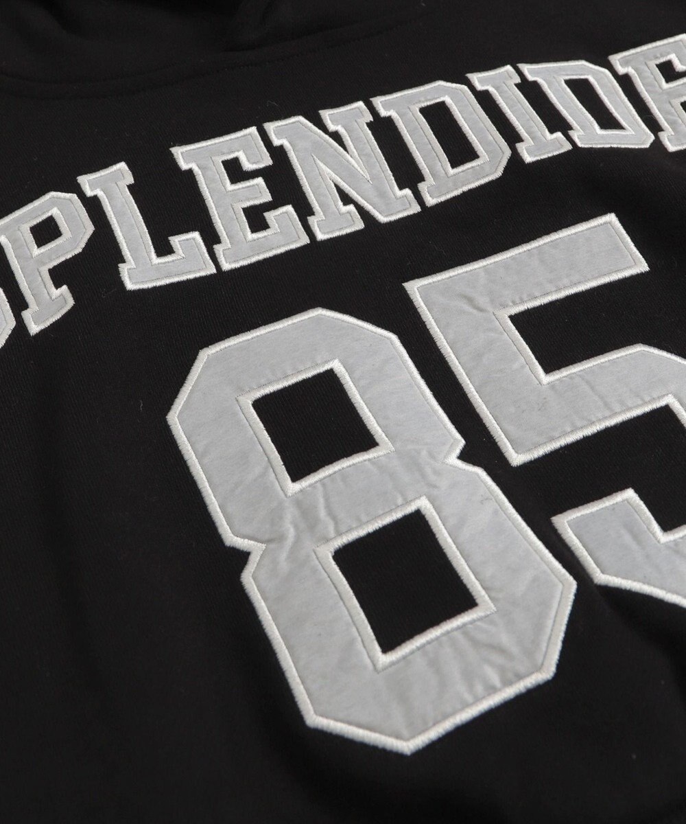 WEGO ナンバリングラインショートプルパーカー 