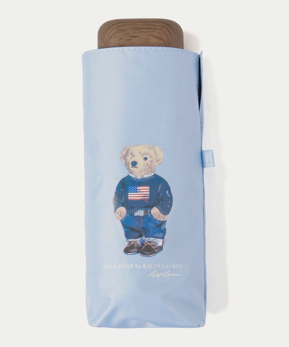 MOONBAT 【WEB限定】POLO RALPH LAUREN(ポロ ラルフローレン) 晴雨兼用日傘 折りたたみ傘 コンパクト ポロベア 一級遮光 遮熱 UV 