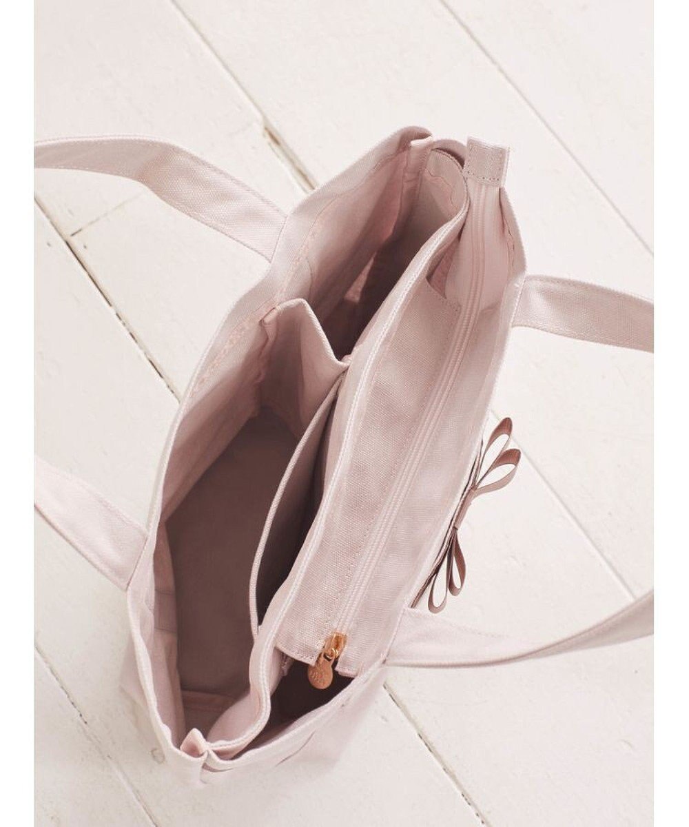 Maison de FLEUR マルチポケット帆布トートＳバッグ 