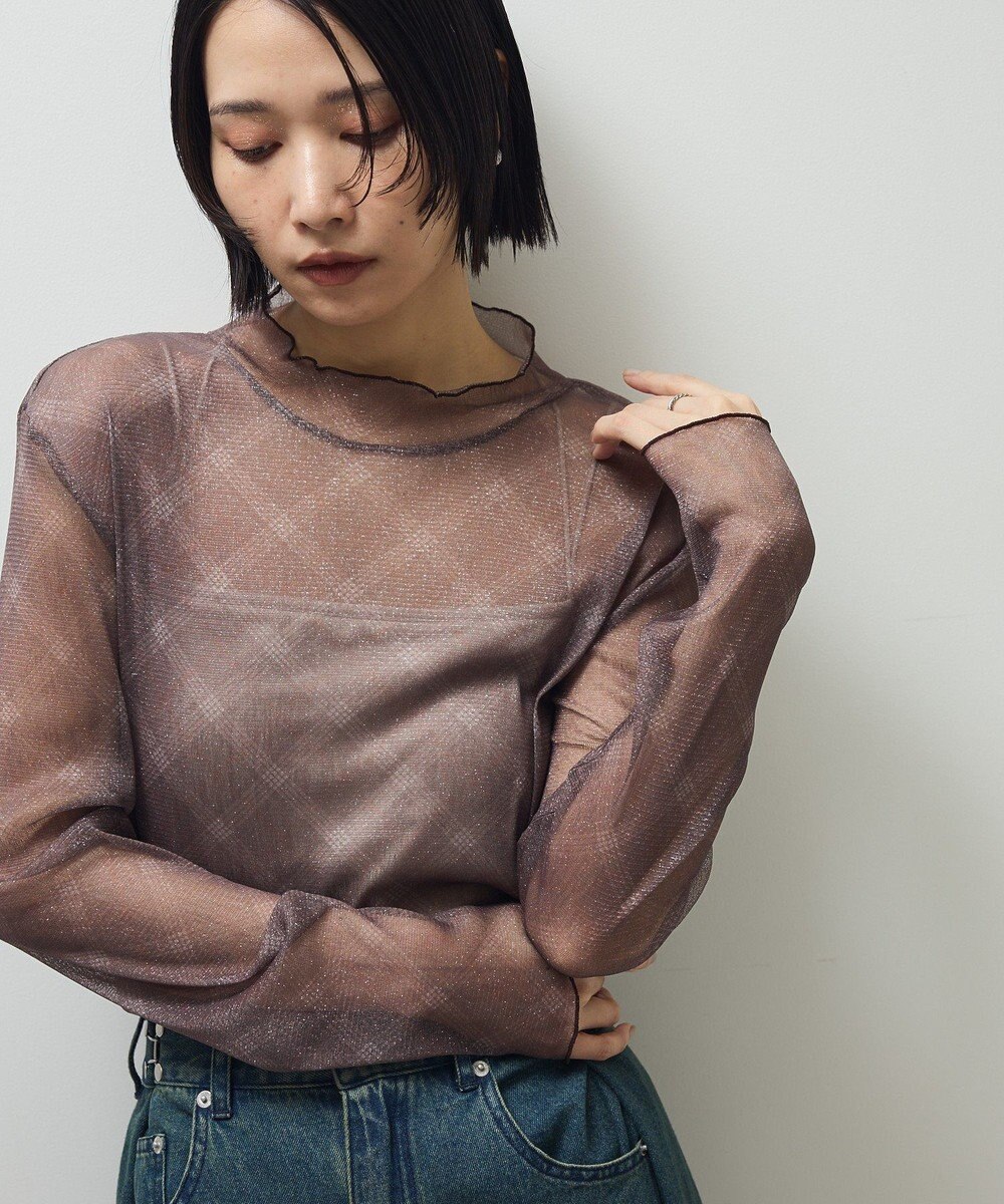 Green Parks シアー柄プルオーバー 