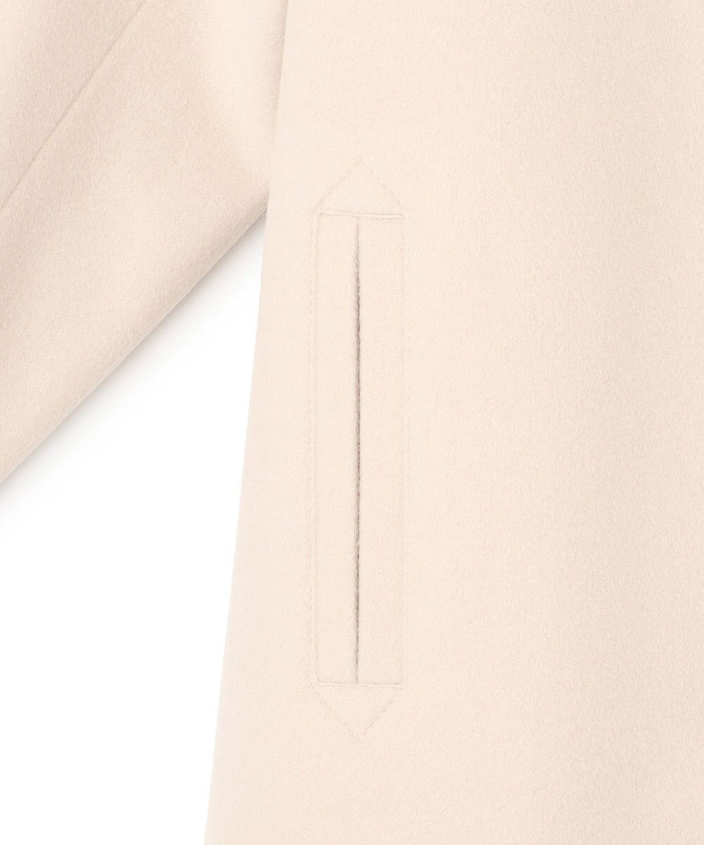 J.PRESS YORK STREET 【WOMEN】2WAY ウールアンゴラ ビーバーショートコート 