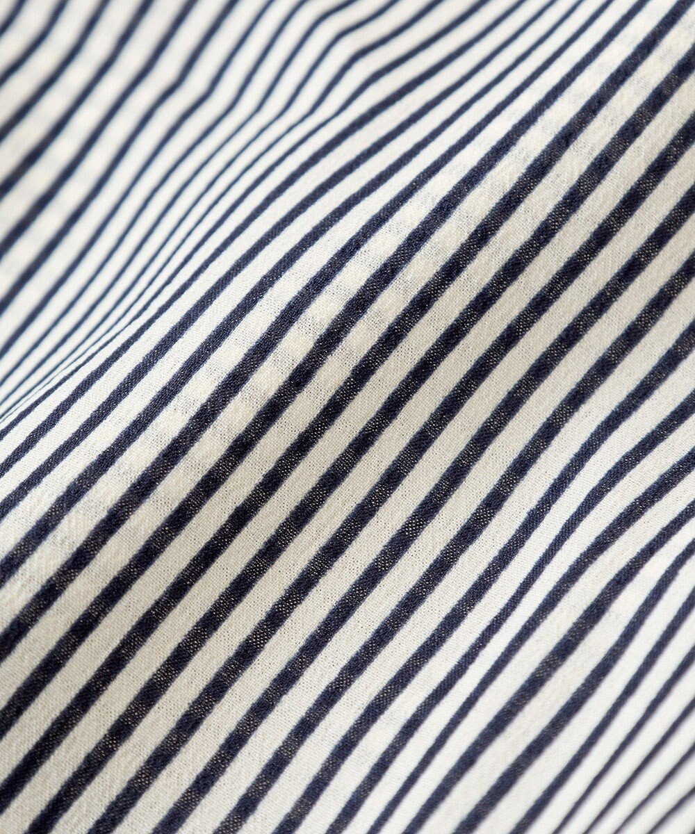 Green Parks 金ボタン裾ドロストシャツ 