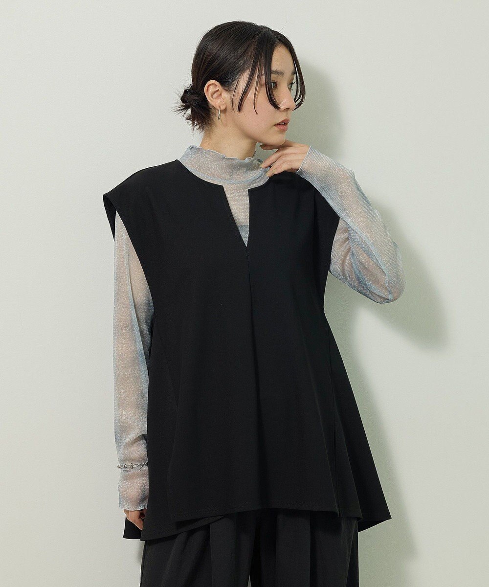 Green Parks シアー柄プルオーバー 