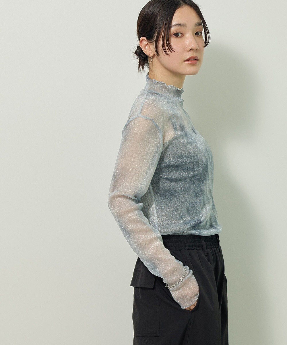 Green Parks シアー柄プルオーバー 