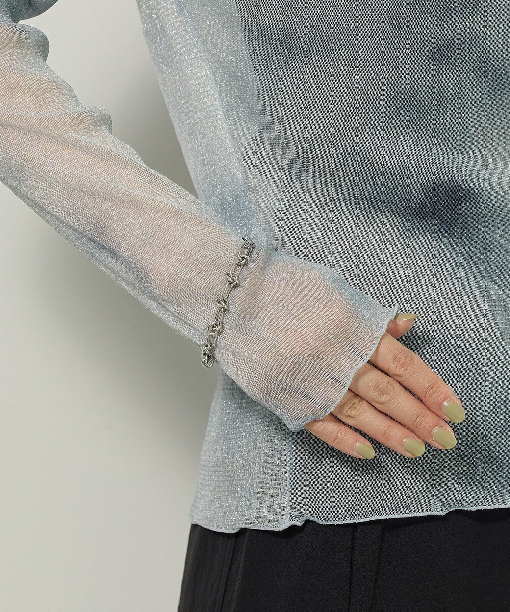 Green Parks シアー柄プルオーバー 