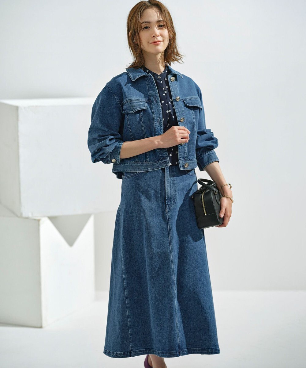 組曲 シフォンオーガンプリント ティアードブラウス 