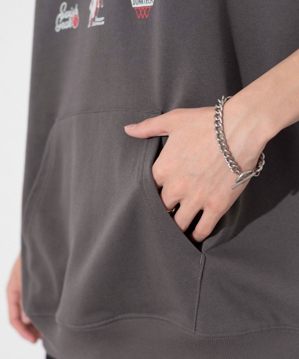 WEGO 【ユニセックス着用ITEM/手洗い可】ロゴノースリーブパーカー 