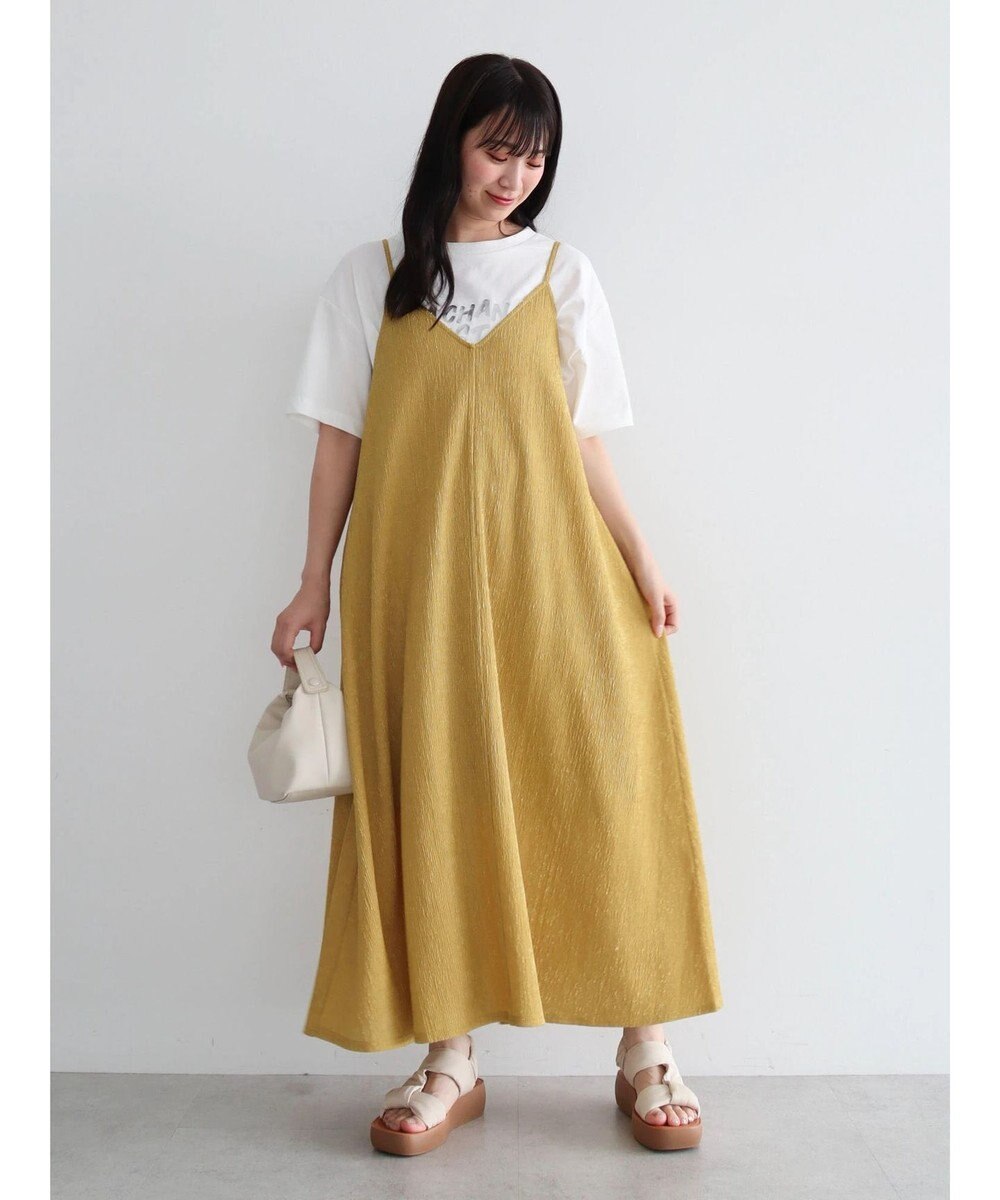 Green Parks BEST PRICE 表面感カットキャミワンピース 