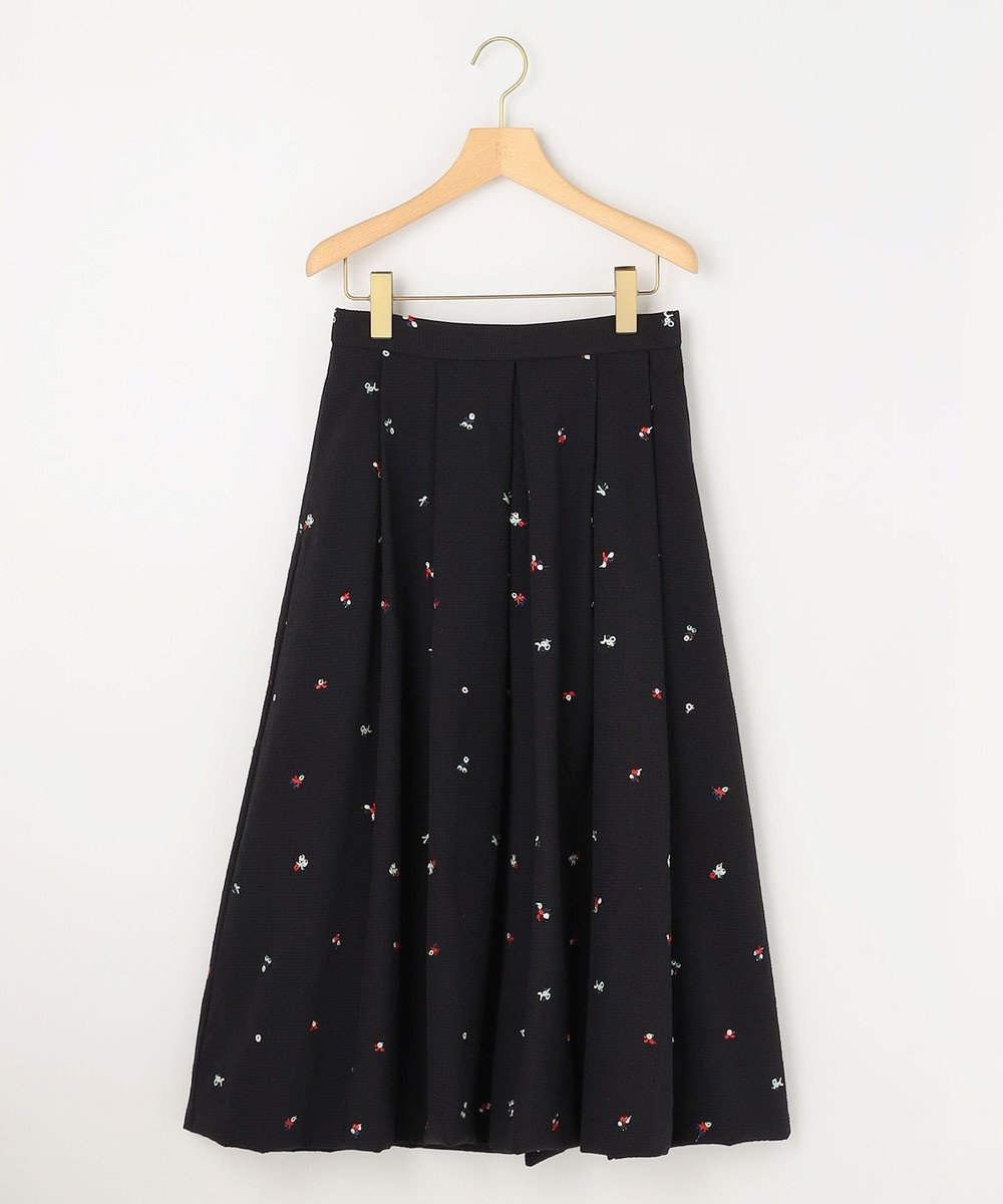 組曲 【先行予約・WEB限定】ミニフラワーエンブロイダリー スカート 