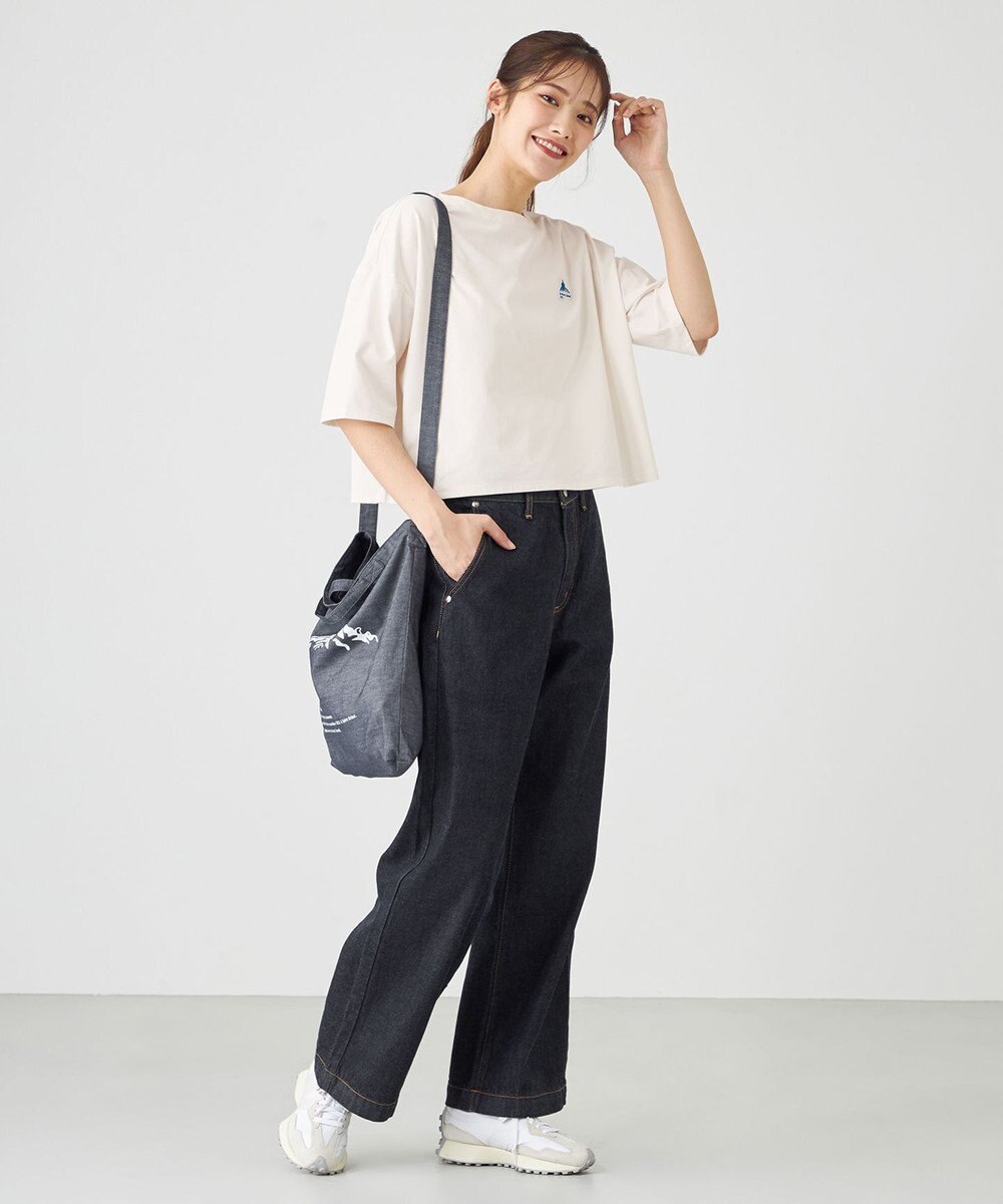 SHARE PARK LADIES 【UVカット・吸水速乾・ストレッチ・軽量 】エンブレムショートTシャツ（S・Mサイズ） 