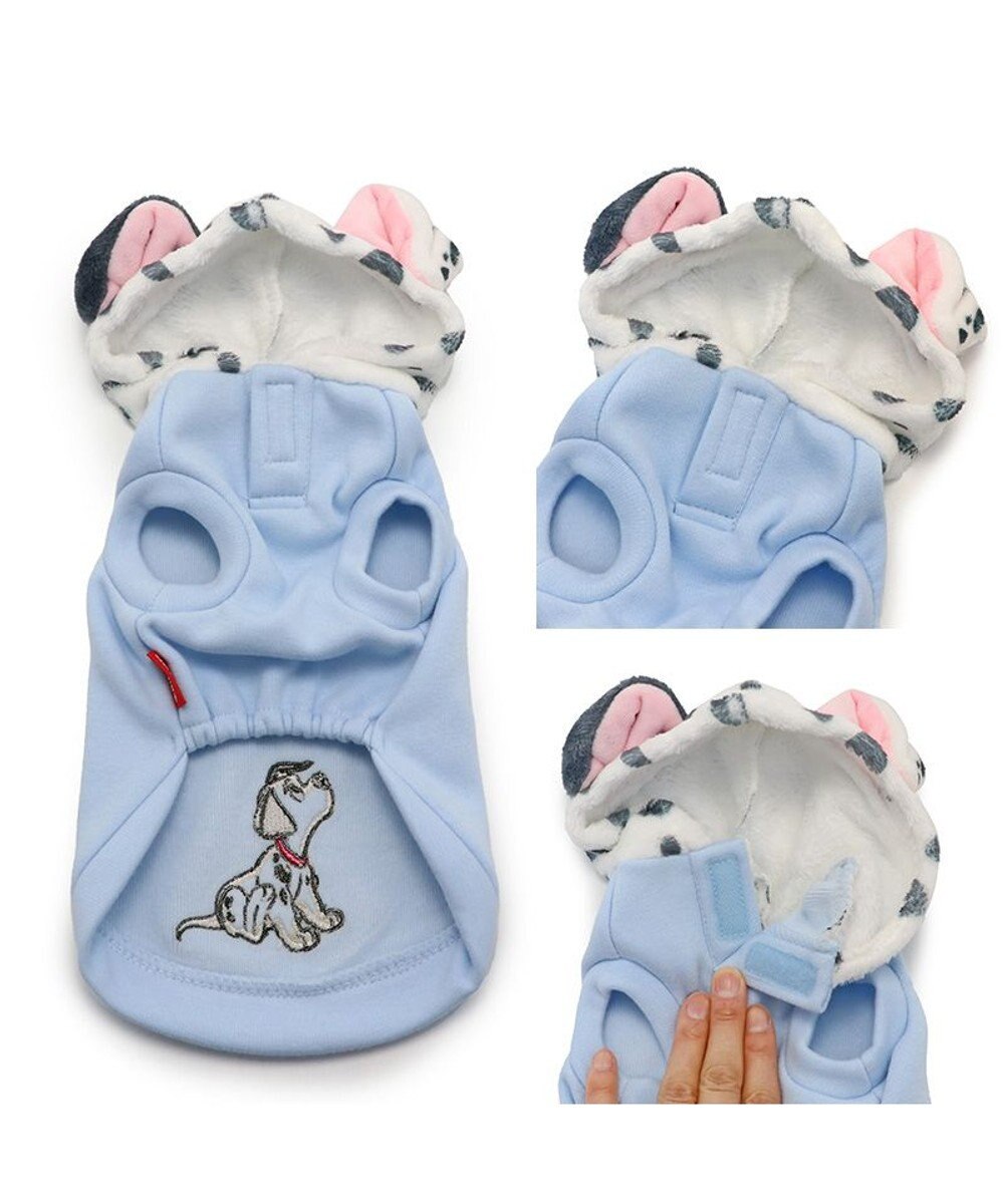 PET PARADISE ディズニー 101匹わんちゃん フード付きトレーナー 《パステル ブルー》 小型犬 