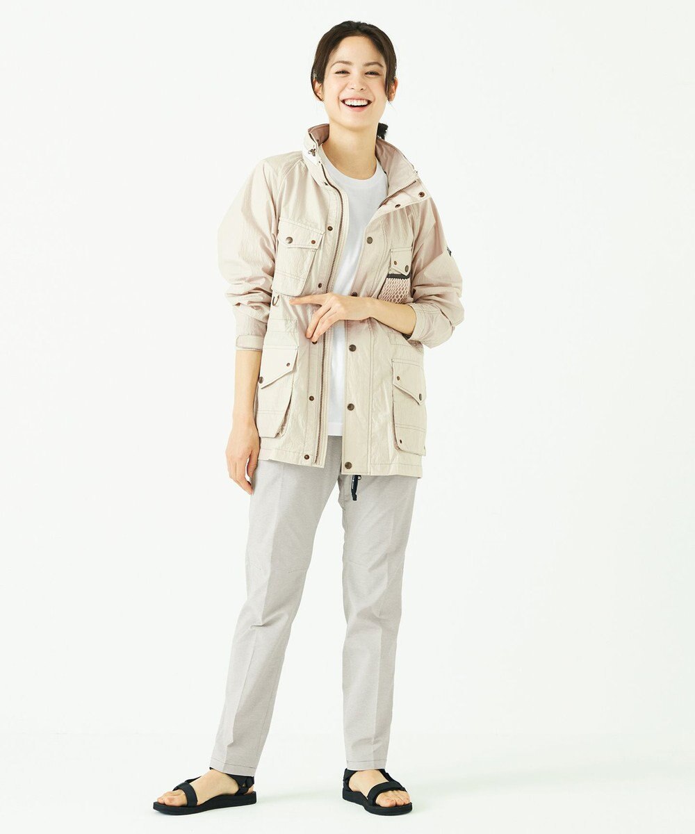 JOSEPH ABBOUD MOUNTAIN スラブシャンブレーストレッチ パンツ 