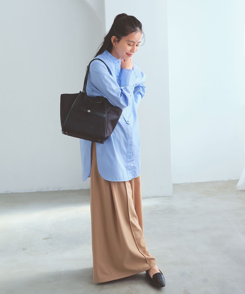 TOPKAPI 【TREASURE TOPKAPI】ナイロン 2way レザーハンドル ミニ トートバッグ 