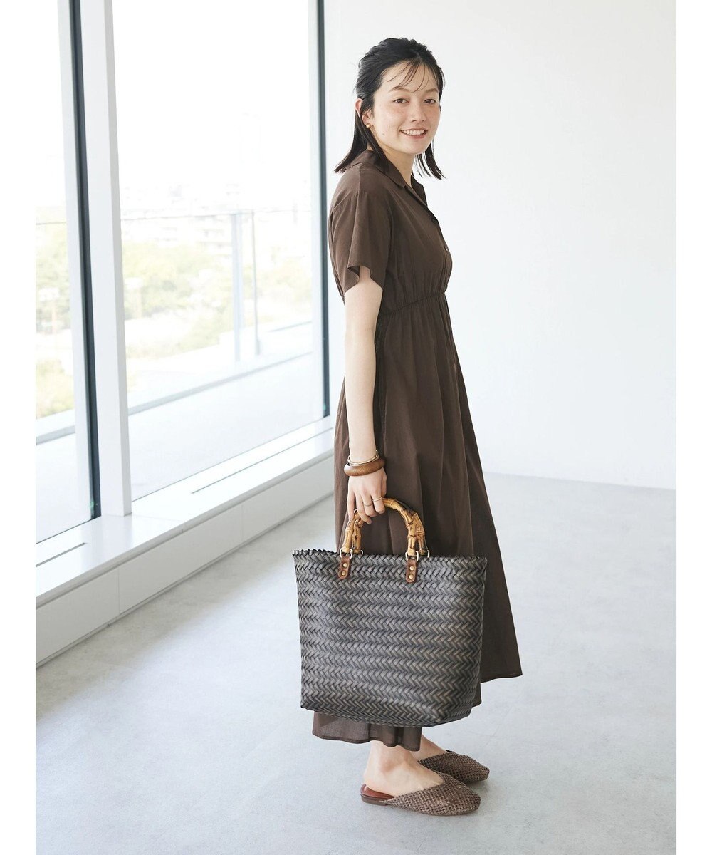 CRAFT STANDARD BOUTIQUE バンブー風ハンドルメルカドトートバッグ 