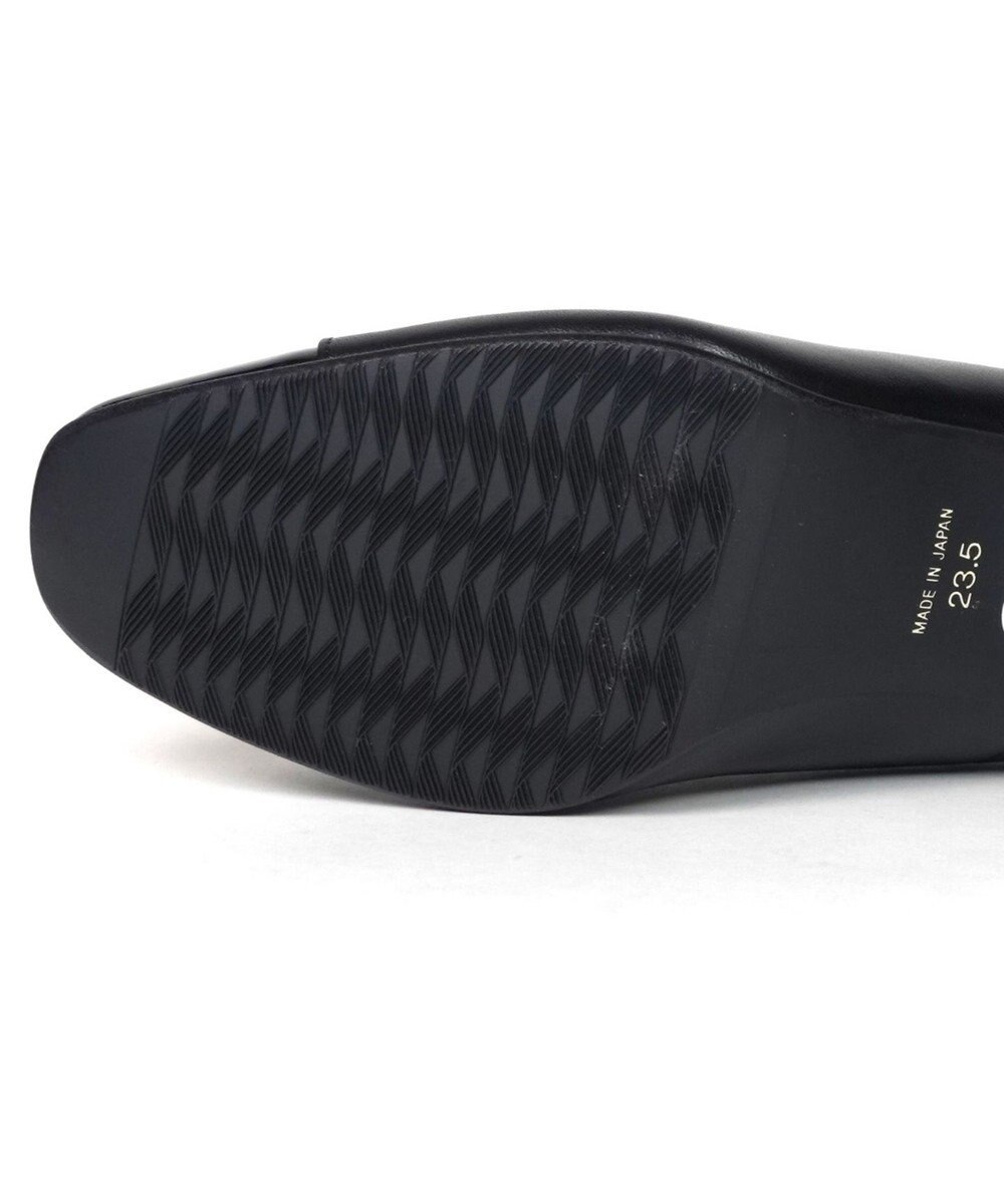 Dominic3 グログランリボン スクエアトゥパンプス 