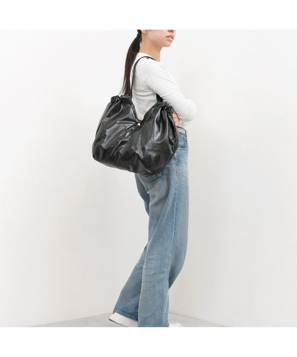 UNBILLION カシュカシュ cachecache / メタリックギャザーパッカブルトート 