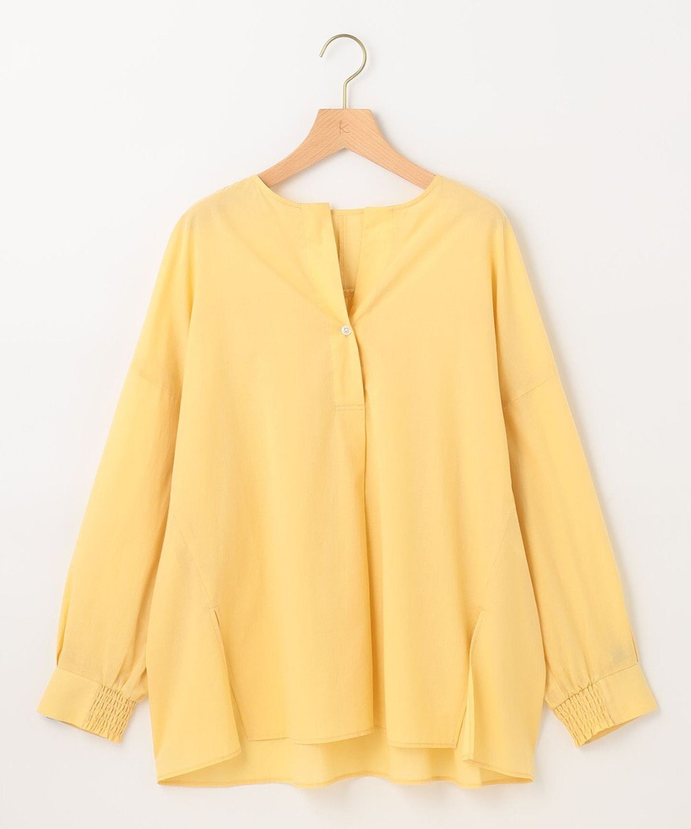 組曲 【洗える】ナチュラルローンスキッパー ブラウス 