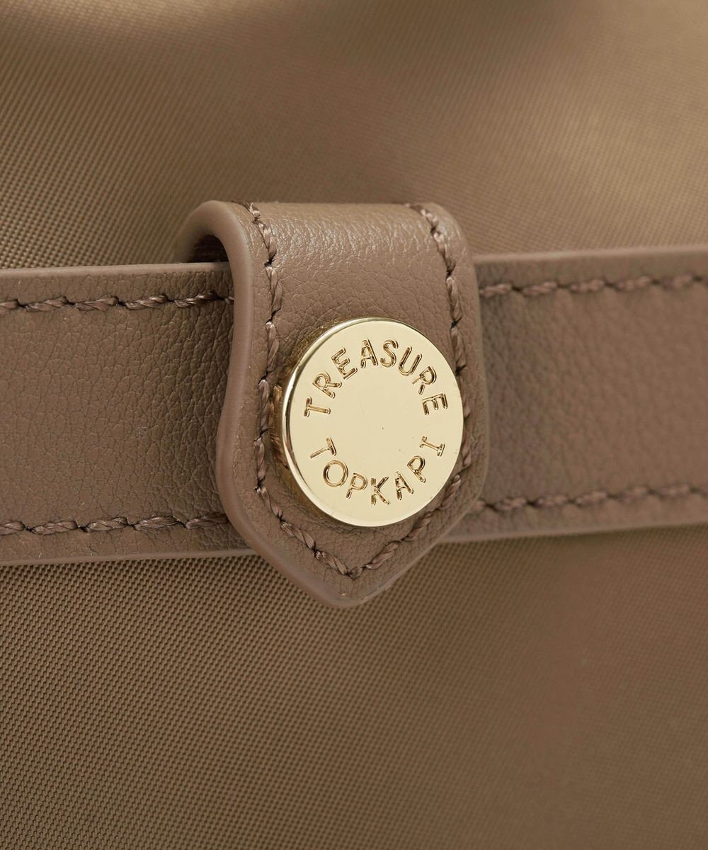 TOPKAPI 【TREASURE TOPKAPI】ナイロン 2way レザーハンドル ミニ トートバッグ 