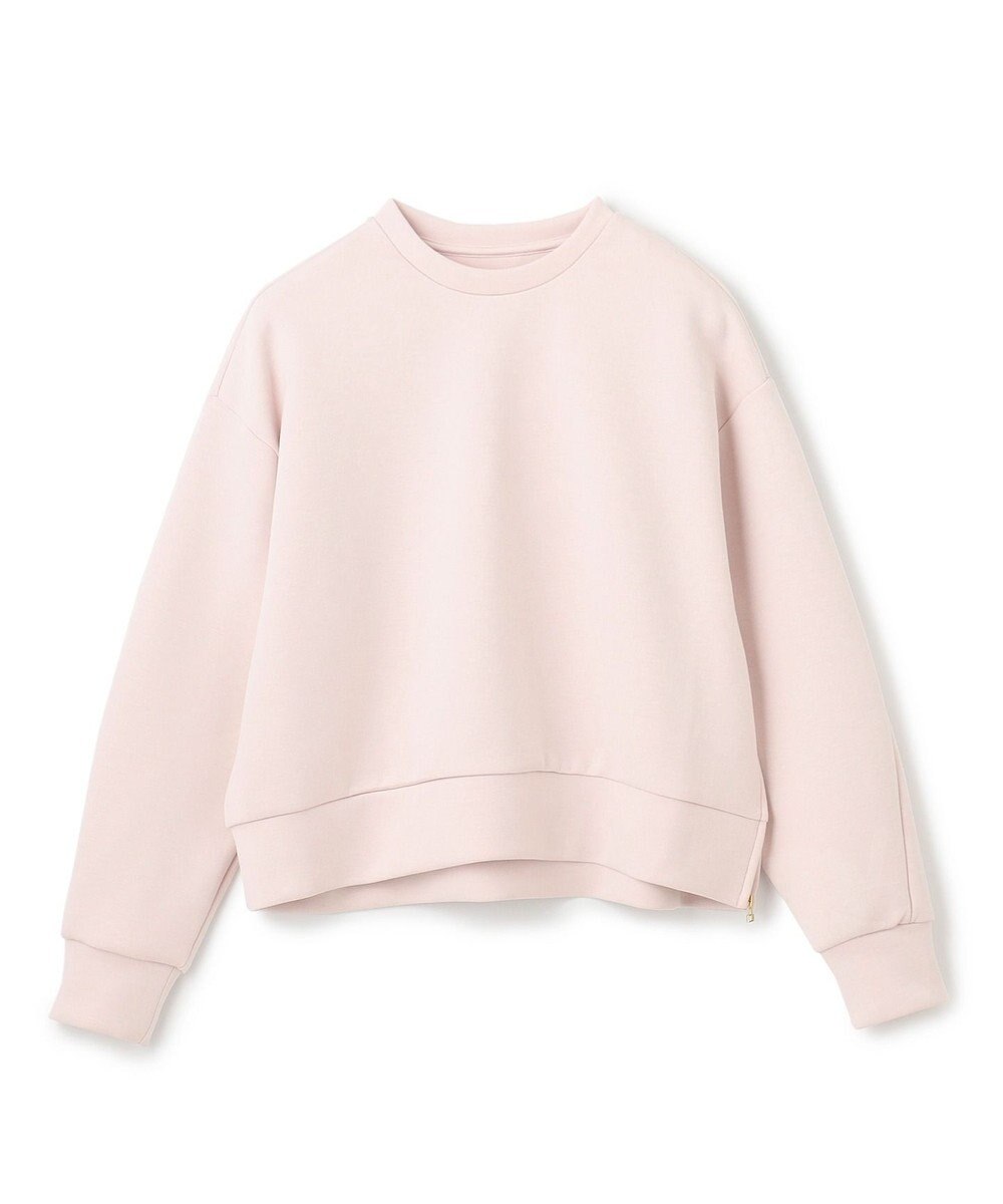 UNFILO L 【WEB限定】BEAUTY FORM JERSEY サイドZIP クロップドプルオーバー 
