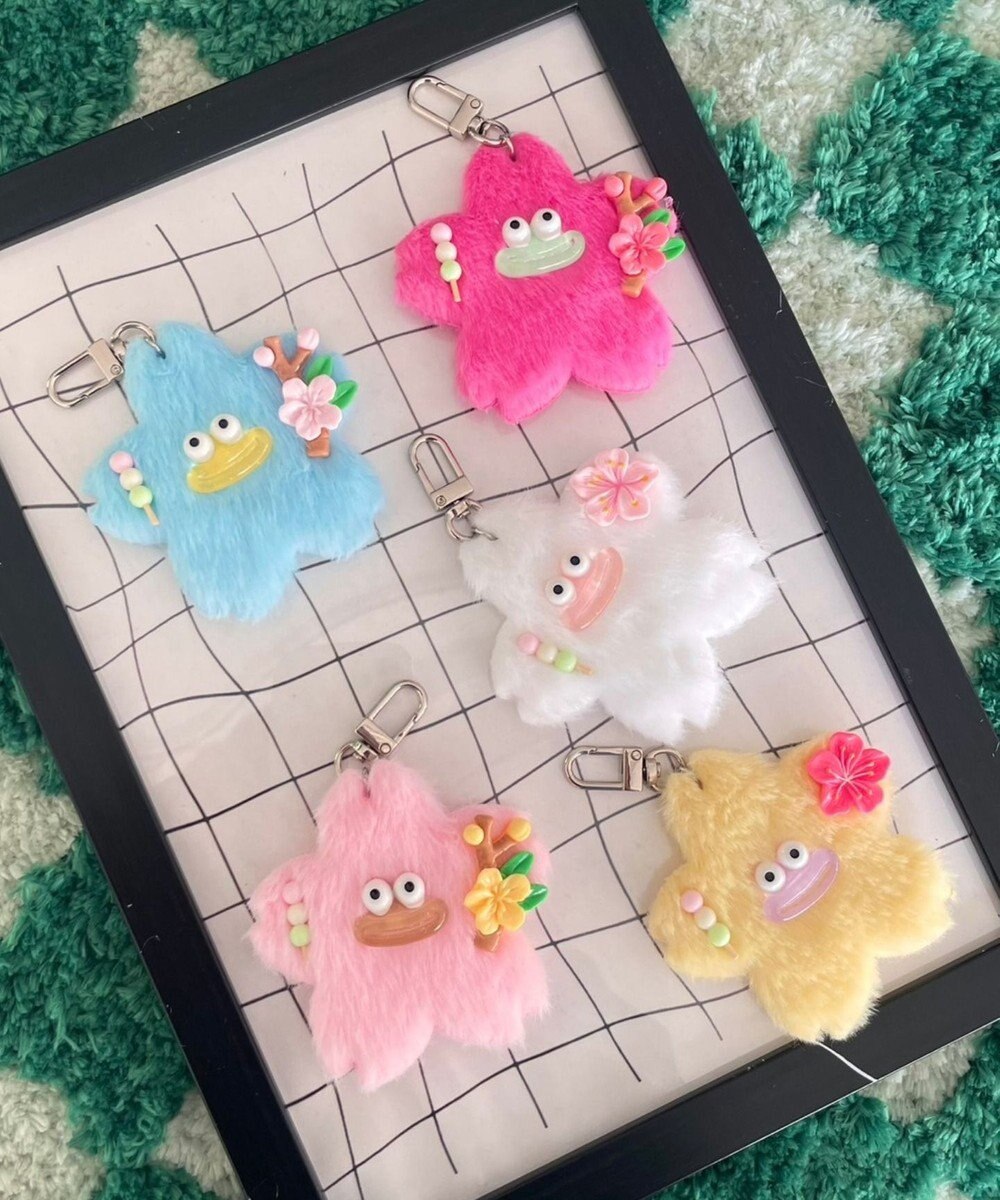 WEGO チェリブロモンスターぬいぐるみキーホルダー 